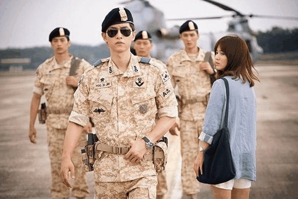 Song Joong-ki as Captain Yoo Si-jin - KBS2