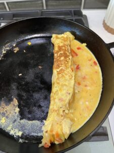 Cooking the Korean Omelet - 2