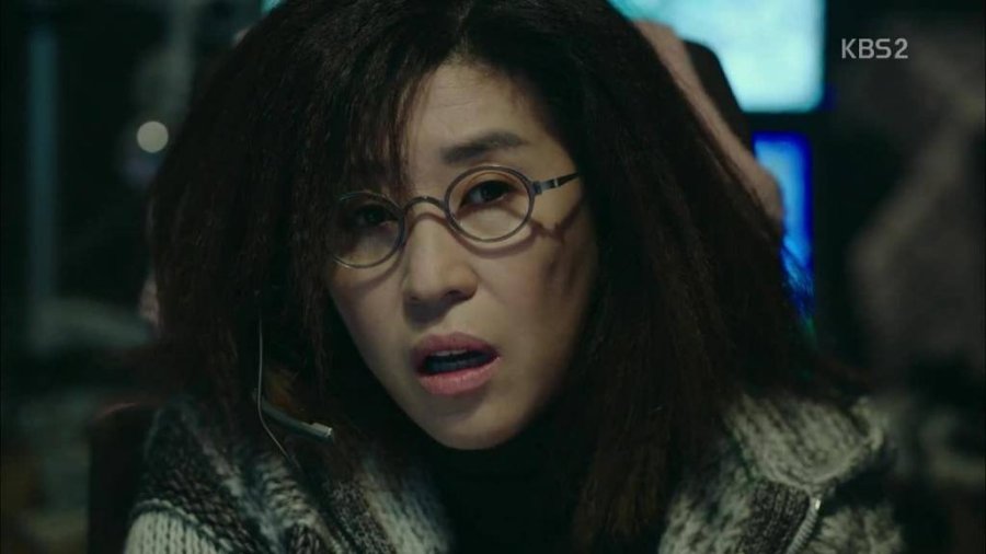 Kim Mi-kyung as Hacker Ahjumma - KBS2